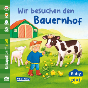 Baby Pixi 167 - Stoffbuch - Wir besuchen den Bauernhof - Unkaputtbar®