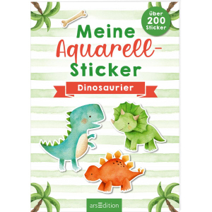Meine Aquarell-Sticker - Dinos - Über 200 Seiten