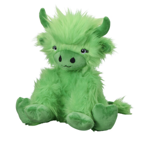 Plüschtier - Highland Kuh  - grün - 25 cm