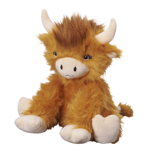 Plüschtier - Highland Kuh  - braun - 25 cm