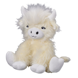 Plüschtier - Highland Kuh  - beige - 25 cm