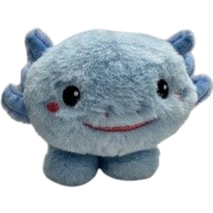 Plüschtier - Axolotl -  blau - 28 cm