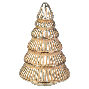 Baum gold - glänzend - ca. 13,5 x 20,5 cm