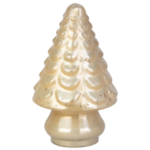 Tannenbaum beige - ca. 8 x 13,5 cm