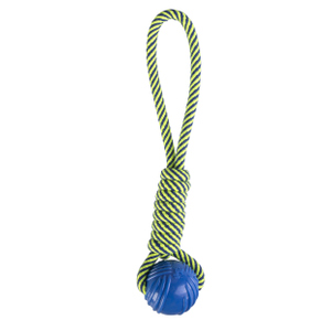 Hundespielzeug - Spielseil mit Ball - ca. 38 cm