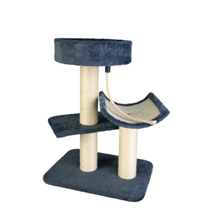 Katzenzubehör - Kratzbaum - ca. 33,5 x 46 x 70 cm