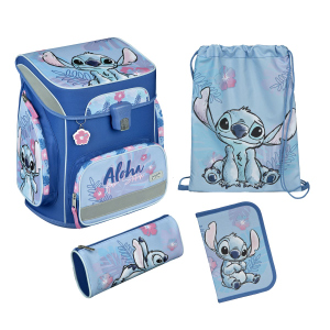 Disney Stitch - Scooli EasyFit - Schulranzen Set - 5-teilig