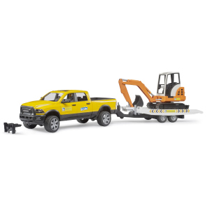 BRUDER 02546 - RAM Rental Service mit Minibagger