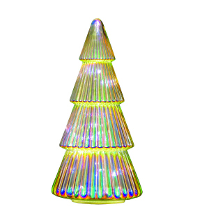 LED Baum mit Timer - ca. 12 x 26 cm