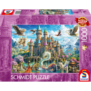 Puzzle - Märchenschloss im Reich der Fantasie - 1000 Teile