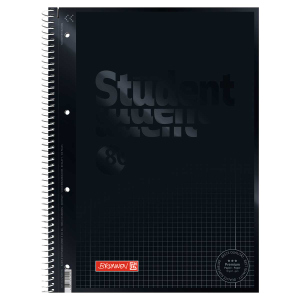 Premium Collegeblock A4 - Lineatur 28 - onyx