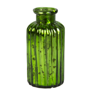 Vase glänzend - rot/blau/grün - ca. 5 x 11 cm - 1 Stück