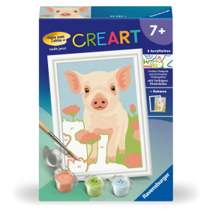 Malen nach Zahlen - CREART® - Süßes Hausschwein