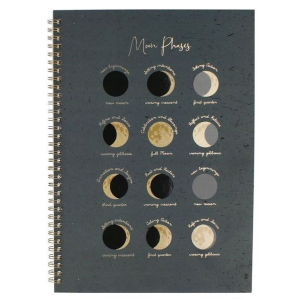 Notizbuch - Mond-Motiv - A4