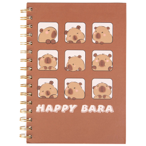 Spiral Notizbuch Capybara - ca. 14,8 x 21 cm