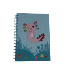 Spiral Notizbuch Axolotl - ca. 14,8 x 21 cm