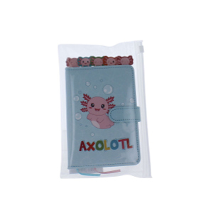 Notizbuch Axolotl - ca. 10,5 x 14,8 cm