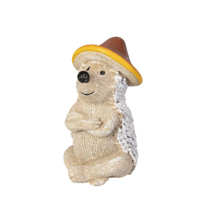 Igel mit Hut - Terracotta - ca. 5,5 x 5,5 x 9 cm