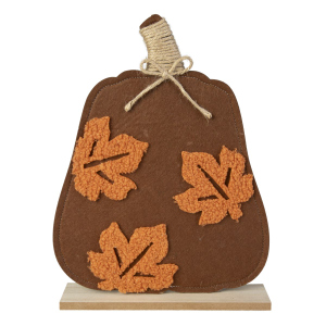 Kürbis - braun - Filz -  ca. 22x5x30 cm