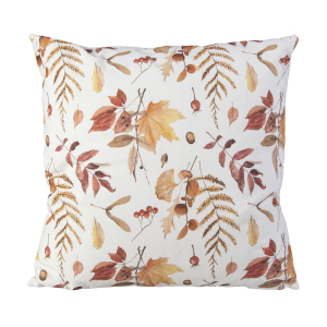 Kissen Herbst weiß - ca. 43 x 43 x 8 cm