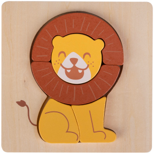 Besttoy - Holz-Puzzle - Löwe - 5 Teile