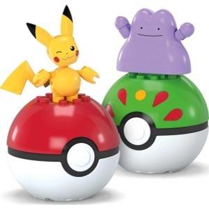 MEGA - Pokémon - 2er Pokéball Set - Pikachu und Ditto