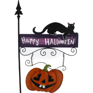 Pflanzenstecker Happy Halloween - ca. 39 x 3 x 122 cm