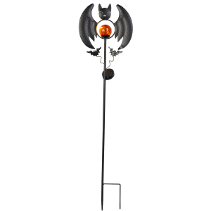 Solar Gartenstecker - Fledermaus - ca. 25 x 10 x 102 cm
