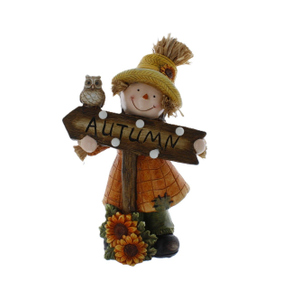 LED Vogelscheuche - ca. 23,5 x 14 x 37 cm