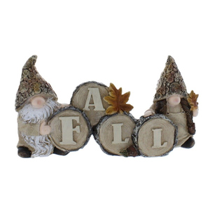 Herbstwichtel in Holzoptik - ca. 35,3 x 10,3 x 18,2 cm