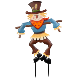 Pflanzenstecker Vogelscheuche - ca. 51,5 x2,5 x 85 cm