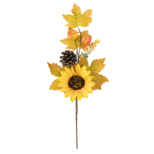 Herbst-Kunstblumenzweig - ca. 34 cm