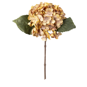 Kunstblume - Hortensie - rot - ca. 34 cm