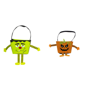 Halloweentasche Monster/Kürbis - 1 Stück