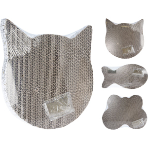 Katzenspielzeug - Kratzbrett mit Katzenminze - 1 Stück