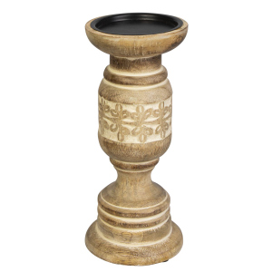 Kerzenständer rund - ca. 23 x 9,5 cm