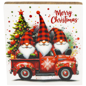 Aufsteller- Merry Christmas - ca. 18 x 16 x 2,5 cm