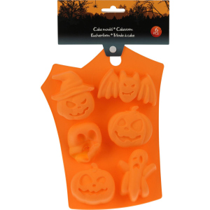 Kuchenform - Halloween - für 6 Minikuchen