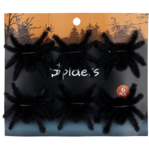 Dekospinnen - 6 Stück