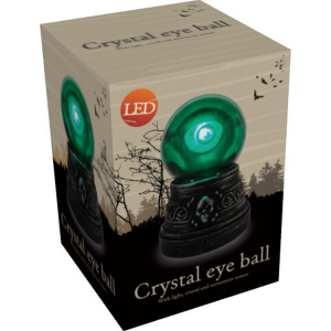 LED Glaskugel - Halloween - Augapfel 