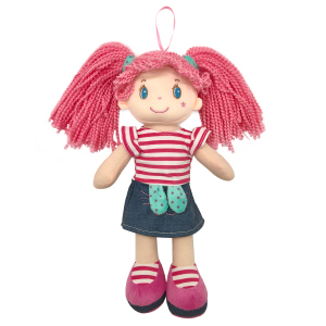 Besttoy - Weichpuppe Maggy - mit Jeansrock - ca. 35 cm