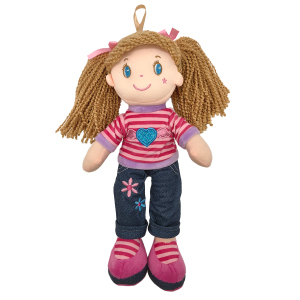 Besttoy - Weichpuppe Maggy - mit Jeans - ca. 35 cm