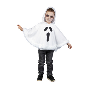 Kinderkostüm - Poncho Geist - Einheitsgröße