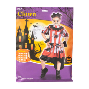 Kinderkostüm - Böser Clown - in verschiedenen Größen erhältlich