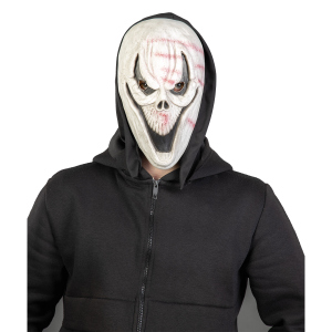 Halbmaske mit Haube - Horrorclown