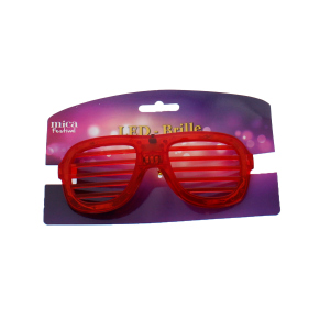 LED Brille - rot