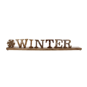 Schriftzug Winter - Holz - ca. 55x5x7,5 cm