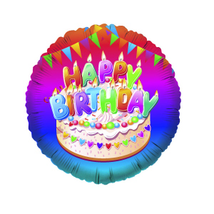 Folienballon - Happy Birthday - Ø ca. 45cm