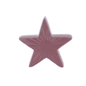 Stern rosa - ca. 14,5 x 3,2 x 14,5 cm