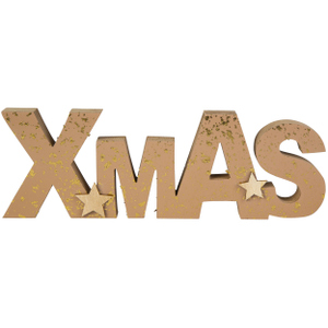 Schriftzug Xmas - ca. 26 x 9 x 2 cm